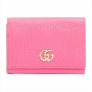 【全国送料無料】GUCCI グッチ GGマーモント 2つ折り レザーカードケース