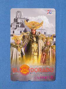 真琴つばさ 風花舞 姿月あさと 宝塚歌劇団 月組 「EL DORADO(エル・ドラード)」 50度数 未使用 テレホンカード