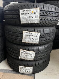 2021年製 新品 サマータイヤ ヨコハマ ブルーアース AE01 155/65R13 73S 4本SET F4399