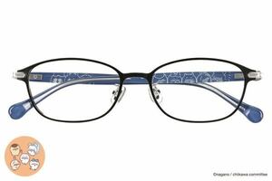 新品　ちいかわ　メガネ　2 みんなモデル　ブラック　Zoff 眼鏡 めがね ゾフ　レンズ交換券　