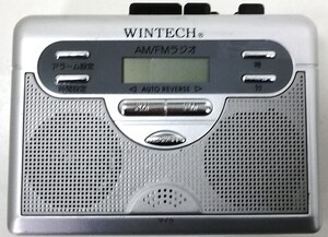 ▲WINTECH　PCT-01R　AM/FMラジオ　カセットレコーダー　中古