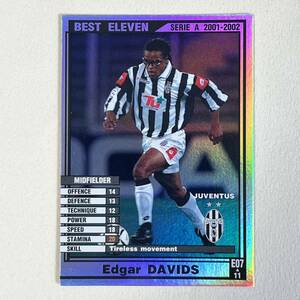 ♪♪WCCF 01-02 BE エドガー・ダヴィッツ Edgar Davids Juventus 2001-2002♪四点落札で普通郵便送料無料♪