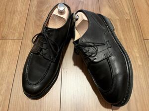 美品☆PARABOOT シャンボード サイズ7ハーフ CHAMBORD パラブーツ noir ブラック ミカエル ランス