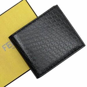 フェンディ FENDI 札入れ レザー ブラック t19196j