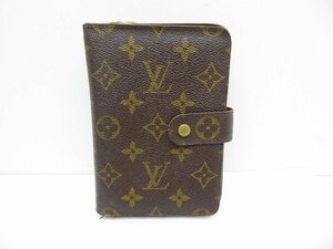 LOUIS VUITTON ルイ・ヴィトン モノグラム ポルトフォイユ パピエジップ 二つ折り財布 △WP1989