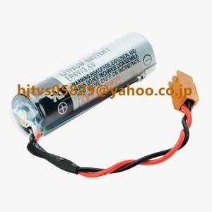 新品TOSHIBA 東芝 ER6V/3.6V 交換用三菱電機 M70 リチウム電池 非充電式リチウムバッテリー ER6VC119A ER6VC119B 3.6V 2400mAh 茶色プラグ