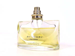 25575 BVLGARI ブルガリ pour Femme Eau de Toilett オードトワレ 香水 ナチュラルスプレー 50ml フレグランス 残70%位 イタリア製