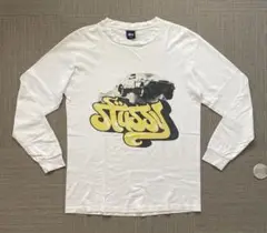 ★90s USA製 OLD STUSSY スケシン 限定コラボ 紺タグ ロンT