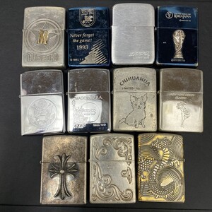 (C012111-②) ZIPPO オイルライター 喫煙具 ジッポ 11点 セット2000年〜 2006年 喫煙グッズ コレクション