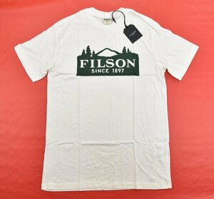 送料無料4★Filson★フィルソン Ranger Graphic T-シャツ size:M ホワイトシーン