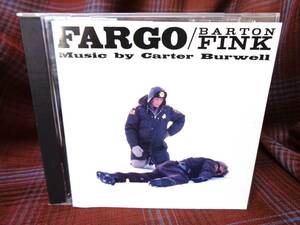 A#2696◆サントラ◆ ファーゴ / バートン・フィンク カーター・バーウェル コーエン兄弟 Fargo / Barton Fink CARTER BURWELL TVT 8010-2