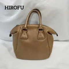 HIROFU   ゴールドベージュ　ハンドバック