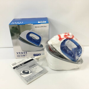 TEI 【中古品】 日立 コードレススチームアイロン VEGEE 回転給電台 アクアブルー CSI-101 〈101-240910-MA-2-TEI〉