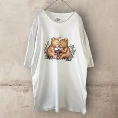 クマ 熊 tシャツ 90s