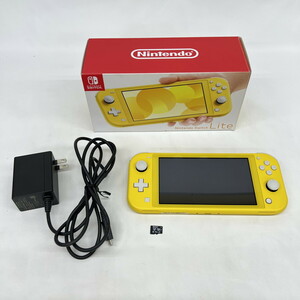 Nintendo Switch Lite 任天堂　スイッチ　ライト　イエロー　HDH-S-YAZAA SDカード付　(N60910_5_66suy)