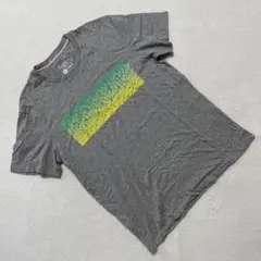 NIKE プリントTシャツ グレー 半袖 ロゴ入り Lサイズ シンプル スポーツ