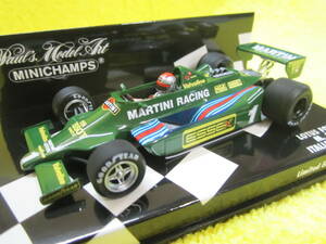 PMA 1/43 ロータス フォード 79 M.アンドレッティ イタリアGP 1979（ポールズモデルアート/ミニチャンプス Lotus Ford M.Andretti