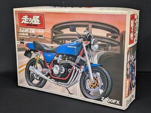 X403 【未組立】走り屋シリーズ KERKER CIBIE Kawasaki/カワサキ Z400FX 1/12 アオシマ バイク プラモデル/80