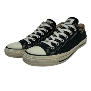 G899 CONVERSE コンバース オールスター メンズ ローカットスニーカー US7 25.5cm ブラック キャンバス