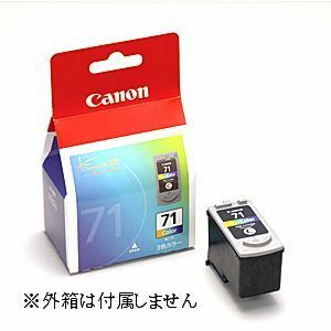 キャノン BC-71 純正 インクカートリッジ カラーインク 箱なし CANON MP470 MP460 MP450 MP170 iP2600 iP2500 iP2200 iP1700