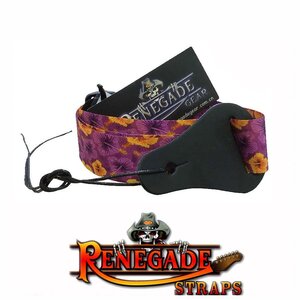 送料無料 未使用 Renegade Ukulele Strap UKU-HB Purple レネゲード ウクレレストラップ パープル