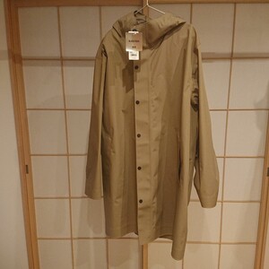 未使用 タグ付 UNIQLO ユニクロ ブロックテックコート 32 BEIGE(ベージュ) メンズ MEN XXL 【2023年3月23日オンラインストア購入】 453862