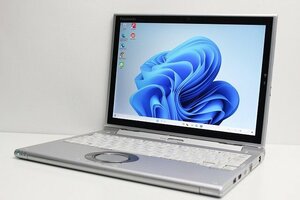 1円スタート ノートパソコン Windows11 WPS office搭載 2in1PC Panasonic レッツノート CF-XZ6 SSD256GB メモリ8GB 第7世代 Core i5