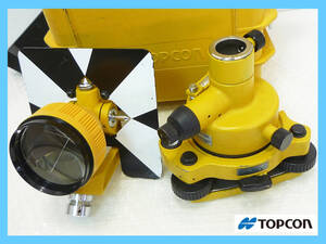 ‘22年校正済み TOPCON トプコン 1素子プリズム EDM ACCESSORIES-3 着脱式整準台セット 付属品 長距離測量 測定 ハードケース 建築 お得_72