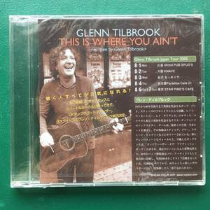 即《未開封新品》グレン・ディルブルック『THIS IS WHERE YOU AIN