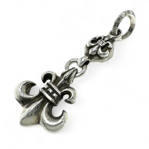 CHROME HEARTS クロムハーツ 1BALL BS FLEUR ワンボール フレア ペンダント トップ ネックレス チャーム SILVER 925 シルバー SV