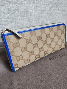 美品 グッチ Gucci 長財布 L字ファスナー