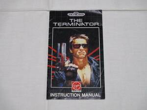 [説明書のみ] メガドライブ 海外版 GENESIS THE TERMINATOR ターミネーター