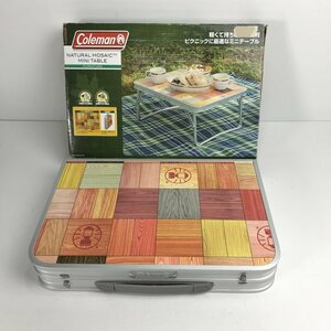 FUZ【中古品】 Coleman ナチュラルモザイク ミニテーブル 2000017001 Natural Mosaic Mini Table コールマン 〈128-240523-VT-13-FUZ〉