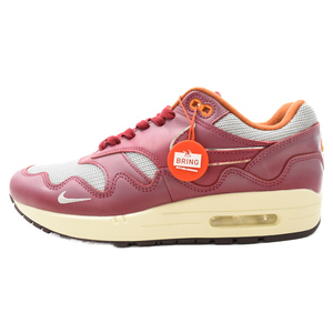 NIKE ナイキ ×Patta AIR MAX 1 NIGHT MAROON DO9549-001 パタ エアマックス1 ナイトマルーン ローカットスニーカー US8.5/26.5cm