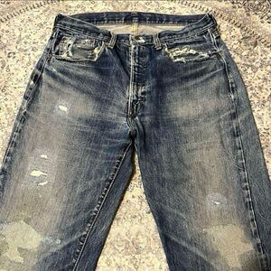 Special 60s Levi’s 502 BIGE W32 L29程　オリジナル ビンテージ　デニム　赤耳 USA製 (検) 501 66前期　 xx zxx 505 リーバイス ビッグe