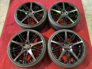 ベンツ　Cクラス　W205　カールソン　１/１０RS　Fr・Rr8.5J‐20+40　112　5H　76Φ　ナンカン235/40R20　ＮITTO245/30R20　４本セット