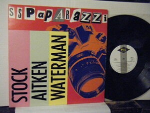 ▲12インチ STOCK AITKEN WATERMAN / S.S. PAPARAZZI (CROWNING KING MIX 他) 国内見本盤 アルファ 13B6-10 ハイエナジーユーロ◇r40409