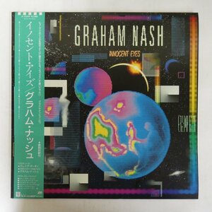 46083131;【帯付/プロモ白ラベル/美盤】Graham Nash / Innocent Eyes