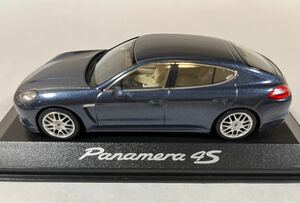 PORSCHE特注　PORSCHE Panamera 4S 2009Year Blue Metallic 1/43 Scale PMA製