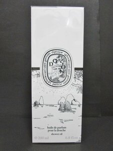 【送料込】 未使用品！Diptyque ディプティック ボディケア ボディ用洗浄料 シャワーオイル ドソン フローラル フランス製 200ml/957296