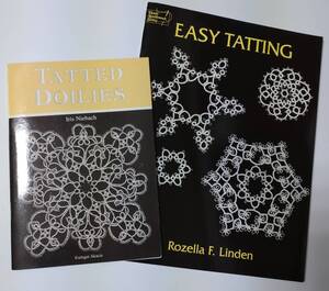 送料無料　匿名配送　2冊セット「TATTED　DOILIES」「EASY　TATTING」タッチング　タティング　洋書