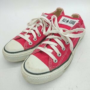 ◇ CONVERSE コンバース ALL STAR オールスター スニーカー サイズ24 レッド系 レディース E