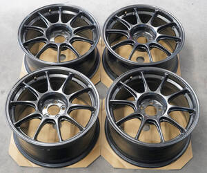 【1円売切】WedsSport ウェッズスポーツ TC105X 17インチ 8.5J +43 5H PCD100 4本セット EJ-TITAN 86 GR86 BRZ ZN6 ZN8 ZC6 ZD8