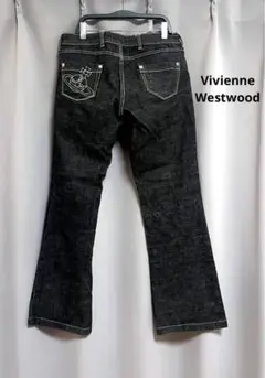 Vivienne Westwood デニム オーヴ刺繍 フレア Y2K