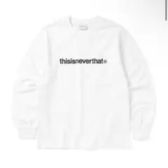 新品 thisisneverthat ロンT Tシャツ ホワイト