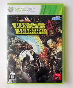 マックスアナーキー ANARCHY REIGNS (SEGA) ★ XBOX 360 