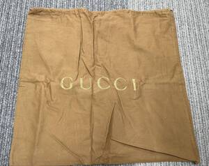 B.グッチ GUCCI 保存袋 かばん用 ４９ｃｍ×４７ｃｍ 保護袋 保管袋 状態：B 巾着型