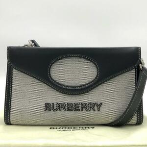 【未使用級・現行品】 バーバリー BURBERRY ホースフェリー 2way ショルダーバッグ ハンドバッグ レザー 肩掛け クロスボディ メンズ