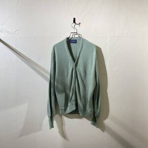 vintage us wool plain cardigan USA製 アメリカ古着 ビンテージ ウールカーディガン プレーンカーディガン 80s 90s