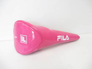 送料無料 [1027-1546] FILA ピンク ドライバー用ヘッドカバー フィラ @60